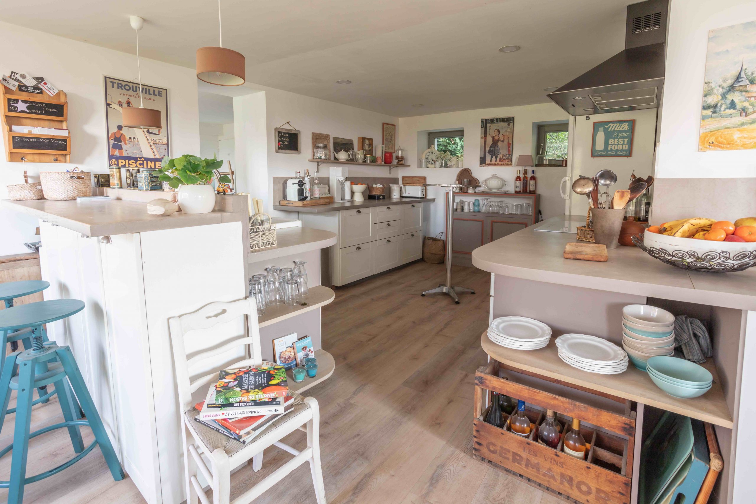 Espace cuisine de l'Heure Rose, location d'espaces pour événements